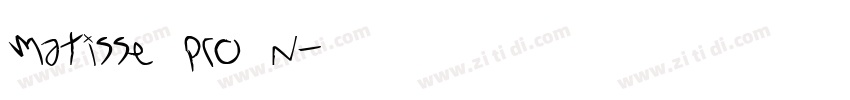 matisse pro n字体转换